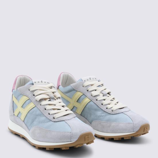 26SS 호간 스니커즈 HXW6990GA20 V0O0FEB AZZURRO GIALLO ROSA - HOGAN