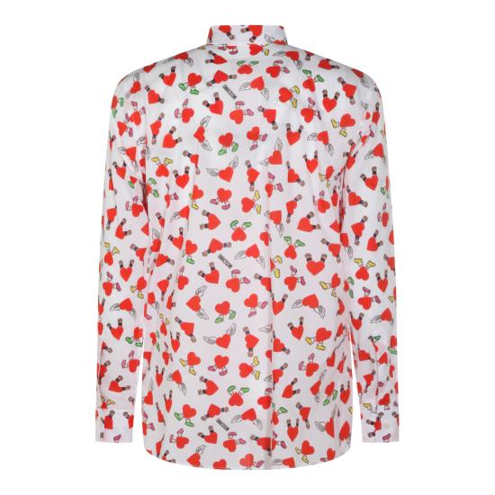 26SS 모스키노 긴팔 셔츠 261ZZ0217 02591001 WHITE - MOSCHINO
