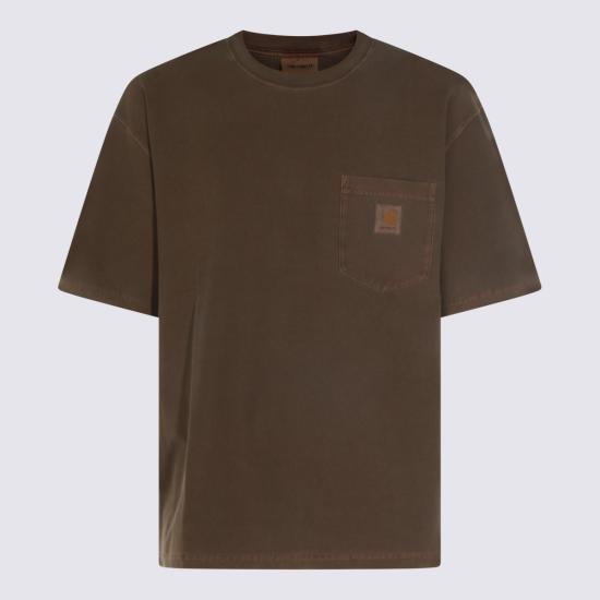 26FW 칼하트 WIP 반팔 티셔츠 I036863 47GD TOBACCO