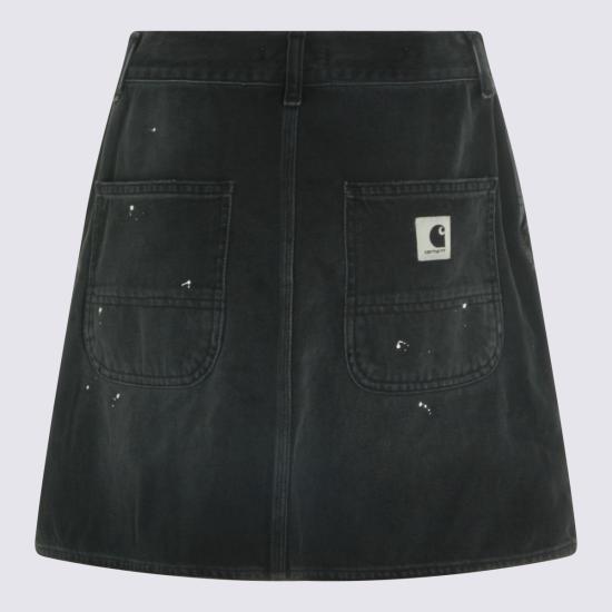26FW 칼하트 WIP 숏 스커트 I037027 89EJ Black - CARHARTT WIP