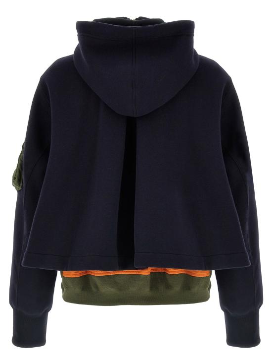 26SS 사카이 후드 티셔츠 SCW344212 - SACAI
