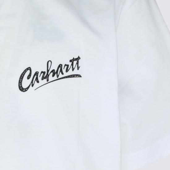26FW 칼하트 WIP 반팔 티셔츠 I037537 02XX White - CARHARTT WIP