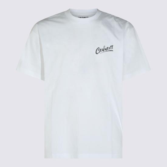26FW 칼하트 WIP 반팔 티셔츠 I037537 02XX White