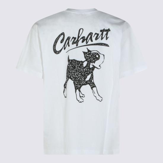 26FW 칼하트 WIP 반팔 티셔츠 I037537 02XX White - CARHARTT WIP