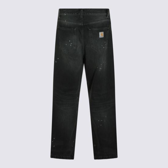 26FW 칼하트 WIP 데님 팬츠 I034733 89EJ DESTROY WASH BLACK - CARHARTT WIP