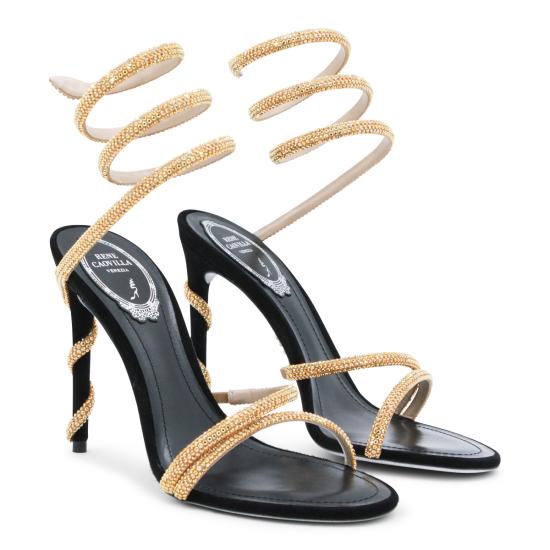 26SS 르네 카오빌라 샌들 C12597105 R001V184 Black - RENE CAOVILLA