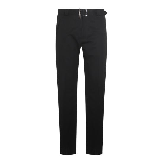25FW 알렉산더 맥퀸 스트레이트 팬츠 838658 QSAA91000 BLACK
