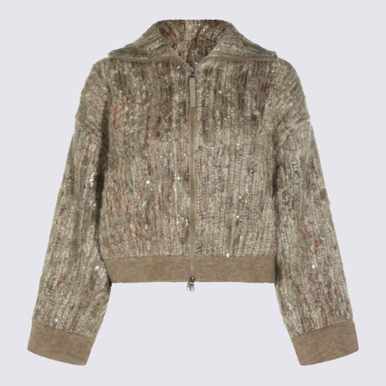 26FW 브루넬로 쿠치넬리 가디건 MNLR08306P CZH24 Beige