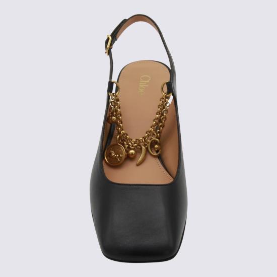 25FW 끌로에 힐/펌프스 CH25A11VRI 001 BLACK - CHLOE