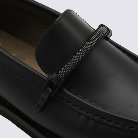 26FW 브루넬로 쿠치넬리 로퍼 MZMGG3314P C101 Black - BRUNELLO CUCINELLI