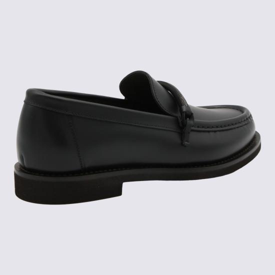 26FW 브루넬로 쿠치넬리 로퍼 MZMGG3314P C101 Black - BRUNELLO CUCINELLI
