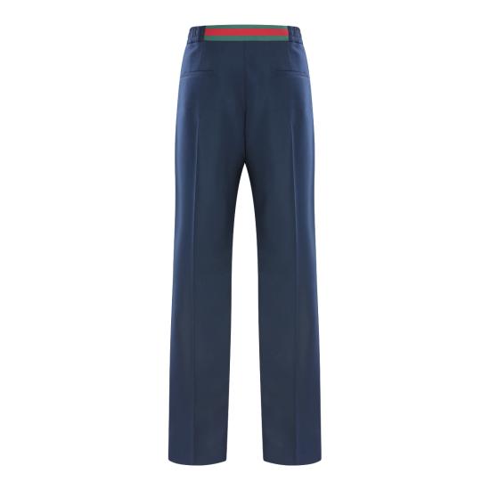 26SS 구찌 스트레이트 팬츠 852345 ZAFKB4847 NAVY - GUCCI