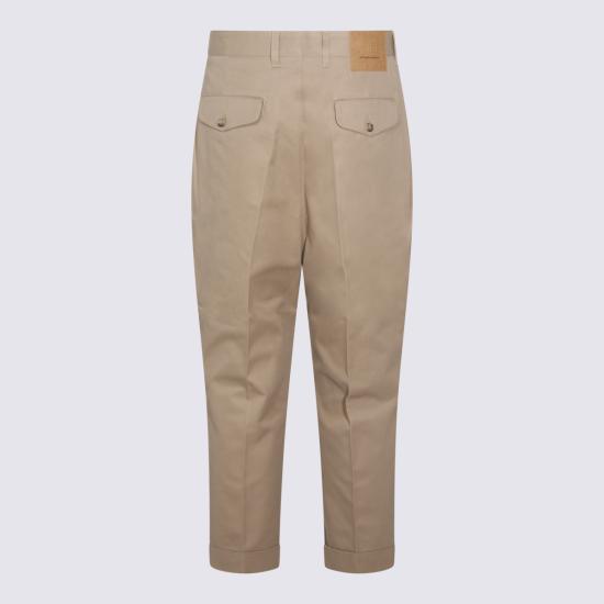 26SS 아미 코튼 캐롯 오버사이즈 트라우저 HTR121 CO0132A036 Beige - AMI