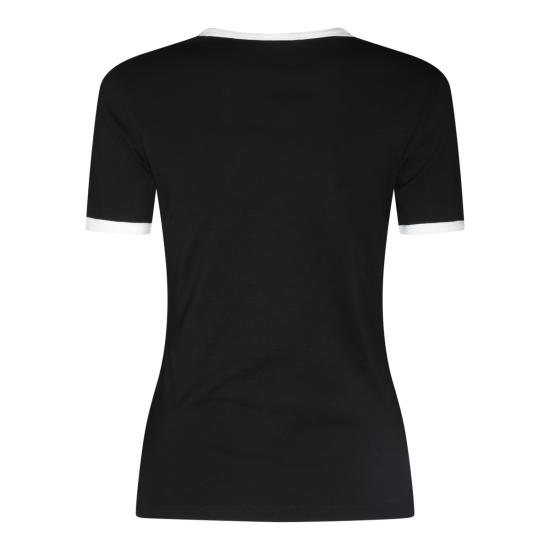 26SS 쿠레쥬 반팔 티셔츠 VESJTS017 JS00709901 BLACK HERITAGE WHITE - COURREGES