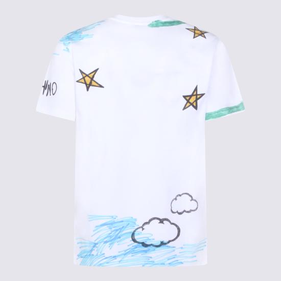 26SS 모스키노 반팔 티셔츠 261ZZ0705 02411888 WHITE - MOSCHINO