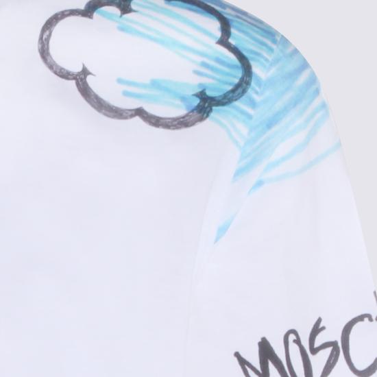 26SS 모스키노 반팔 티셔츠 261ZZ0705 02411888 WHITE - MOSCHINO