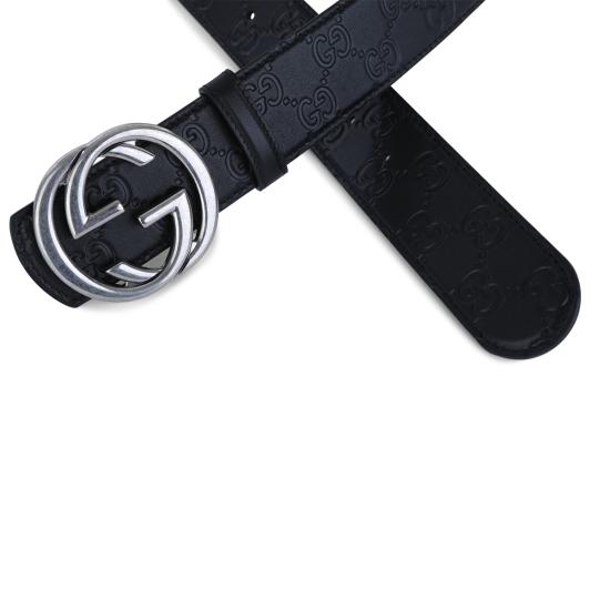 26SS 구찌 가죽 벨트 849862 AAFDV1000 BLACK - GUCCI