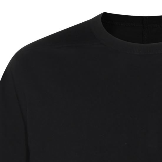 26SS 릭 오웬스 반팔 티셔츠 RU01F2232 JA09 BLACK - RICK OWENS