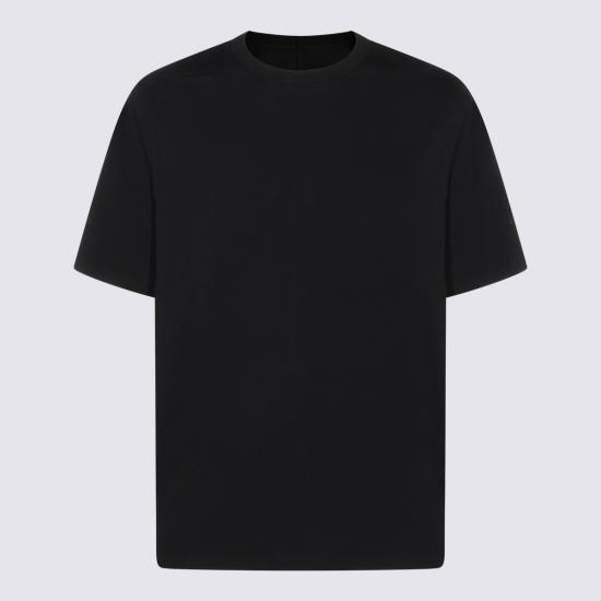 26SS 릭 오웬스 반팔 티셔츠 RU01F2232 JA09 BLACK - RICK OWENS