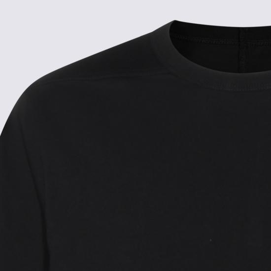26SS 릭 오웬스 반팔 티셔츠 RU01F2232 JA09 BLACK - RICK OWENS