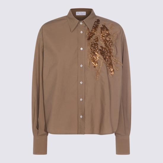 26SS 브루넬로 쿠치넬리 블라우스 M0F79RJ916 C9266 DUNA - BRUNELLO CUCINELLI