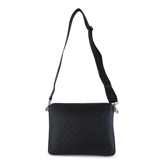 26SS 구찌 GG 엠블럼 미디움 크로스바디백 850214 AAFOM1053 BLACK - GUCCI