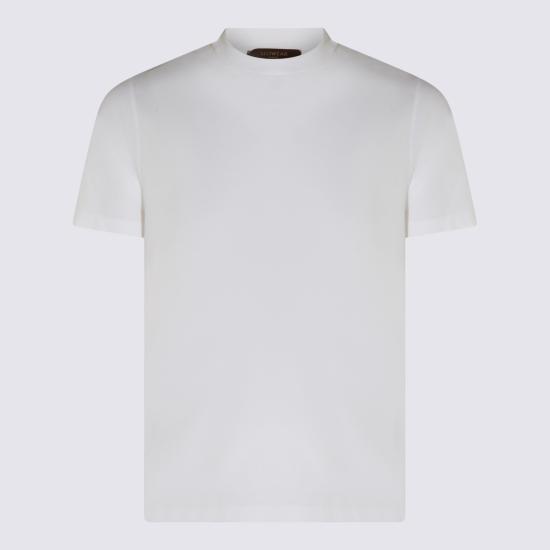 26SS 자노네 반팔 티셔츠 815214 ZG380Z0001 White