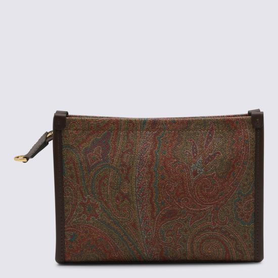 26SS 에트로 클러치/파우치 WP2C0014 AA027M0019 BROWN - ETRO