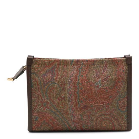 26SS 에트로 클러치/파우치 WP2C0014 AA027M0019 BROWN - ETRO