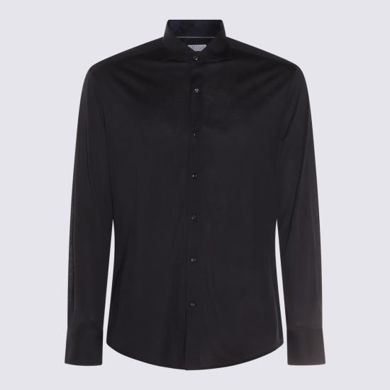 26SS 브루넬로 쿠치넬리 프렌치 칼라 셔츠 MD8216686 C101 - BRUNELLO CUCINELLI