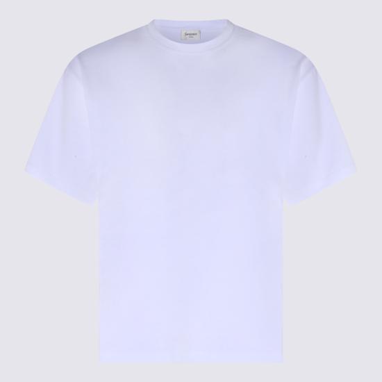 26SS 생로랑 반팔 티셔츠 862769 Y38AK9538 WHITE - SAINT LAURENT