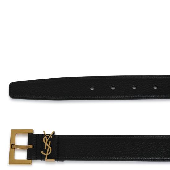 26SS 생로랑 모노그램 벨트 634440 DTI0W1000 - SAINT LAURENT