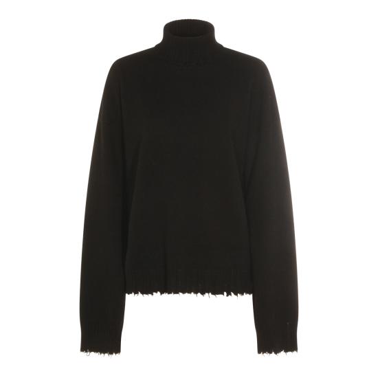 25FW 우마 왕 터틀넥 UK7154 UW900 BLACK