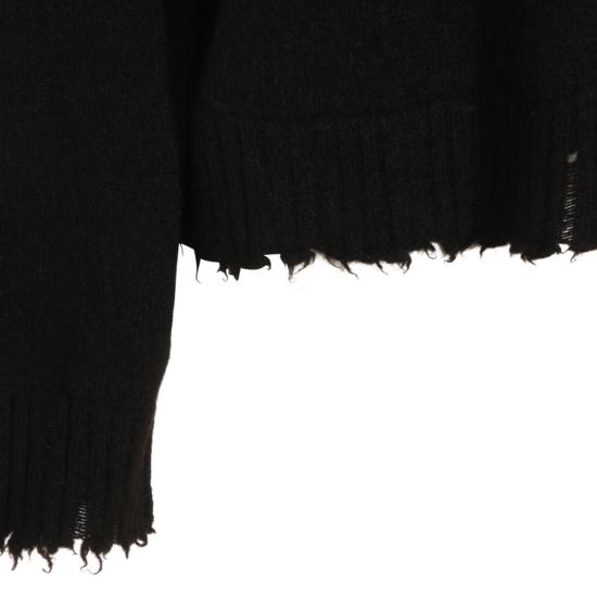 25FW 우마 왕 터틀넥 UK7154 UW900 BLACK - UMA WANG