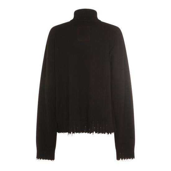 25FW 우마 왕 터틀넥 UK7154 UW900 BLACK - UMA WANG