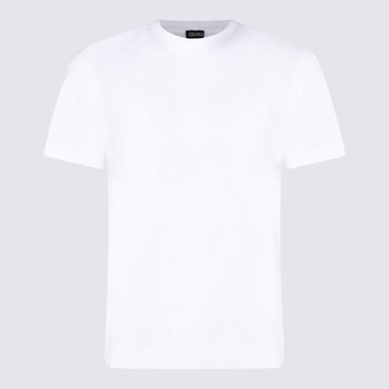 26SS 에르메네질도제냐 반팔 티셔츠 RUH360A3 H765NLN00 White