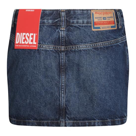 26SS 디젤 데님 스커트 A04935 09I2701 Blue - DIESEL