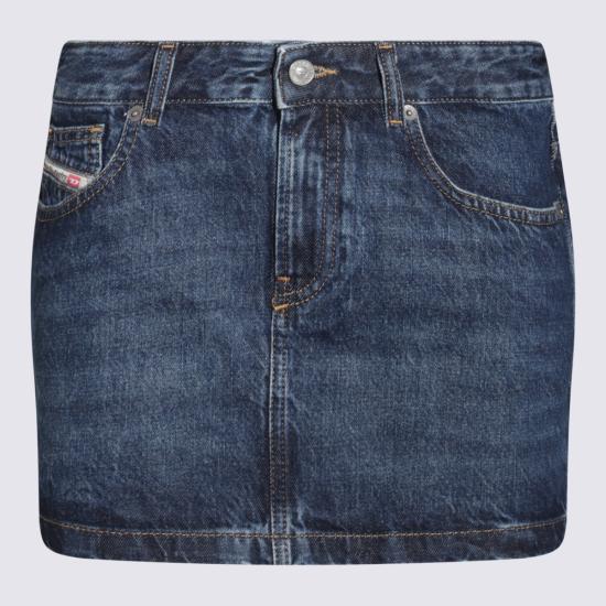 26SS 디젤 데님 스커트 A04935 09I2701 Blue - DIESEL