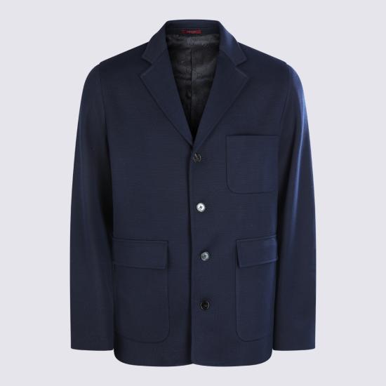 26SS 구찌 싱글 브레스트 코튼 저지 재킷 846713 ZAM6R4240 CASPIAN - GUCCI