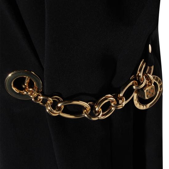 26SS 셀린느 캐디 랩 드레스 RR0K80T25 38NO BLACK - CELINE