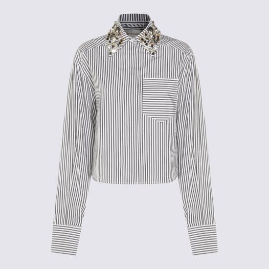 26SS 스포트막스 셔츠 2612111011600 80160003 Nero bianco