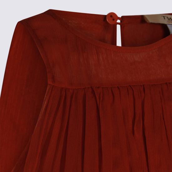 26SS 트윈셋 롱 원피스 261TT2041 S0795513332 BROWN HENNA - TWINSET