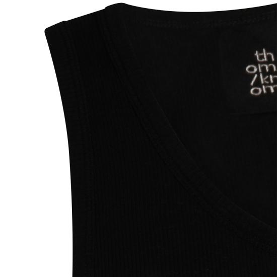 26SS 톰크롬 민소매 티셔츠 MTS94701 11 BLACK - THOM KROM