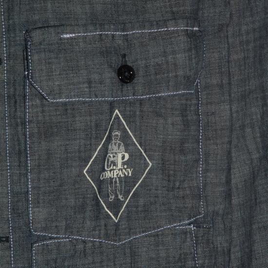 26SS 씨피 컴퍼니 긴팔 셔츠 20CMSH195A 110065WD17 Indigo - C.P. COMPANY