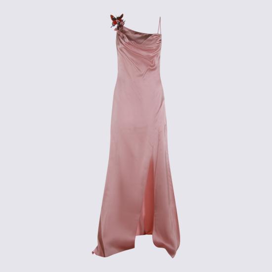 26SS 블루마린 미디 원피스 P644A455A N0114 LILAC - BLUMARINE