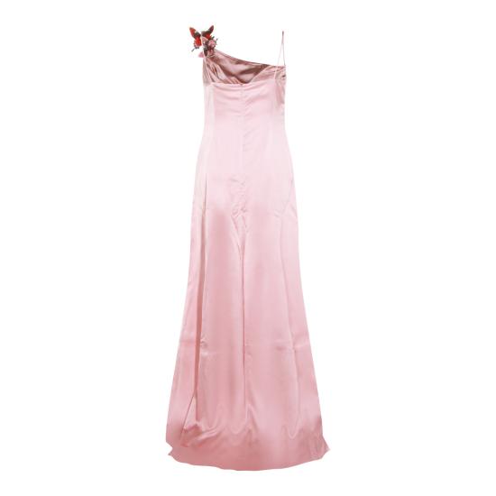 26SS 블루마린 미디 원피스 P644A455A N0114 LILAC - BLUMARINE