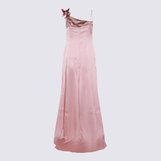 26SS 블루마린 미디 원피스 P644A455A N0114 LILAC - BLUMARINE