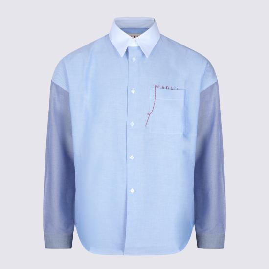 26SS 마르니 긴팔 셔츠 CUMU0061S8 UTC56600B51 LIGHT BLUE - MARNI