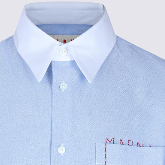 26SS 마르니 긴팔 셔츠 CUMU0061S8 UTC56600B51 LIGHT BLUE - MARNI