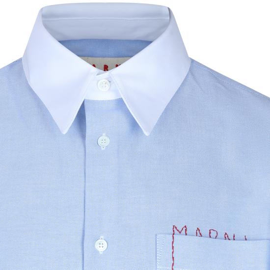 26SS 마르니 긴팔 셔츠 CUMU0061S8 UTC56600B51 LIGHT BLUE - MARNI